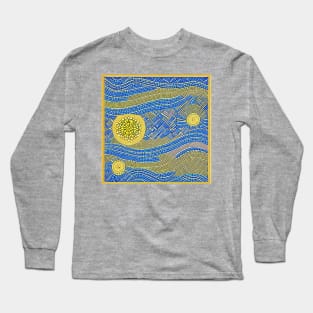 Golden Mosaic III Long Sleeve T-Shirt